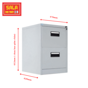 TỦ HỘC KÉO SẮT 2 NGĂN