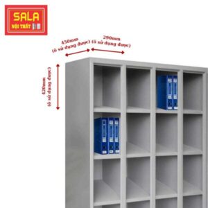 KỆ SẮT ĐỰNG HỒ SƠ VĂN PHÒNG 16 Ô