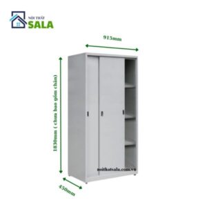 TỦ SẮT HỒ SƠ 2 CÁNH TÔN LÙA