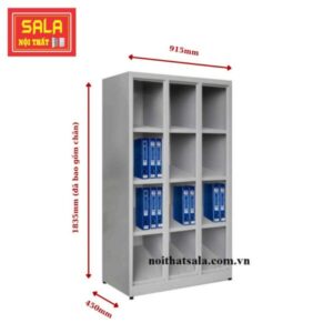 KỆ SẮT ĐỰNG HỒ SƠ VĂN PHÒNG 12 Ô