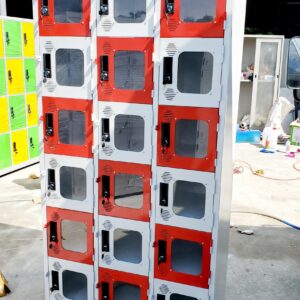 TỦ LOCKER SẮT 18 NGĂN MICA